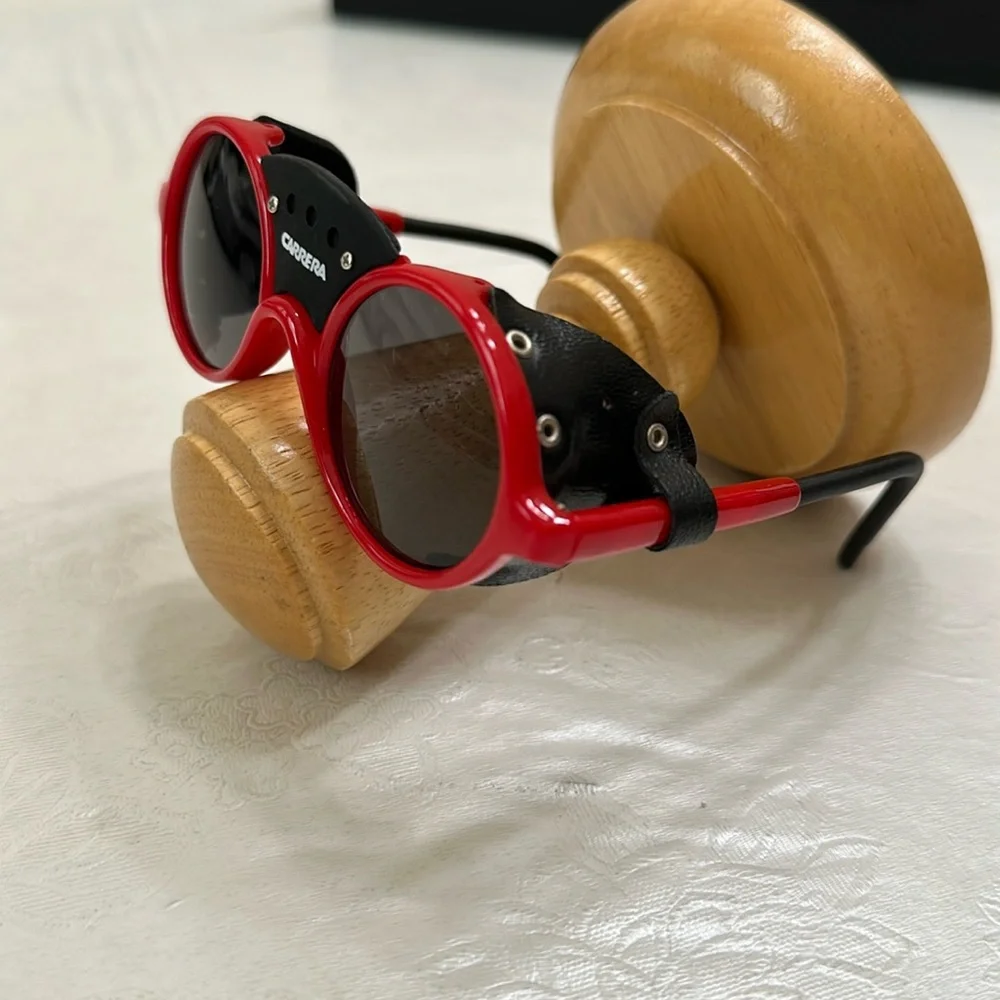 Carrera Sunglasses - ROUND w/ Side Cover - Red
